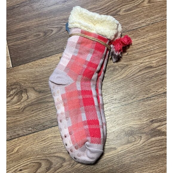 Quagga Green Label Faux Sherpa Lined Slipper Socks Womens One Size - Picture 2 of 5